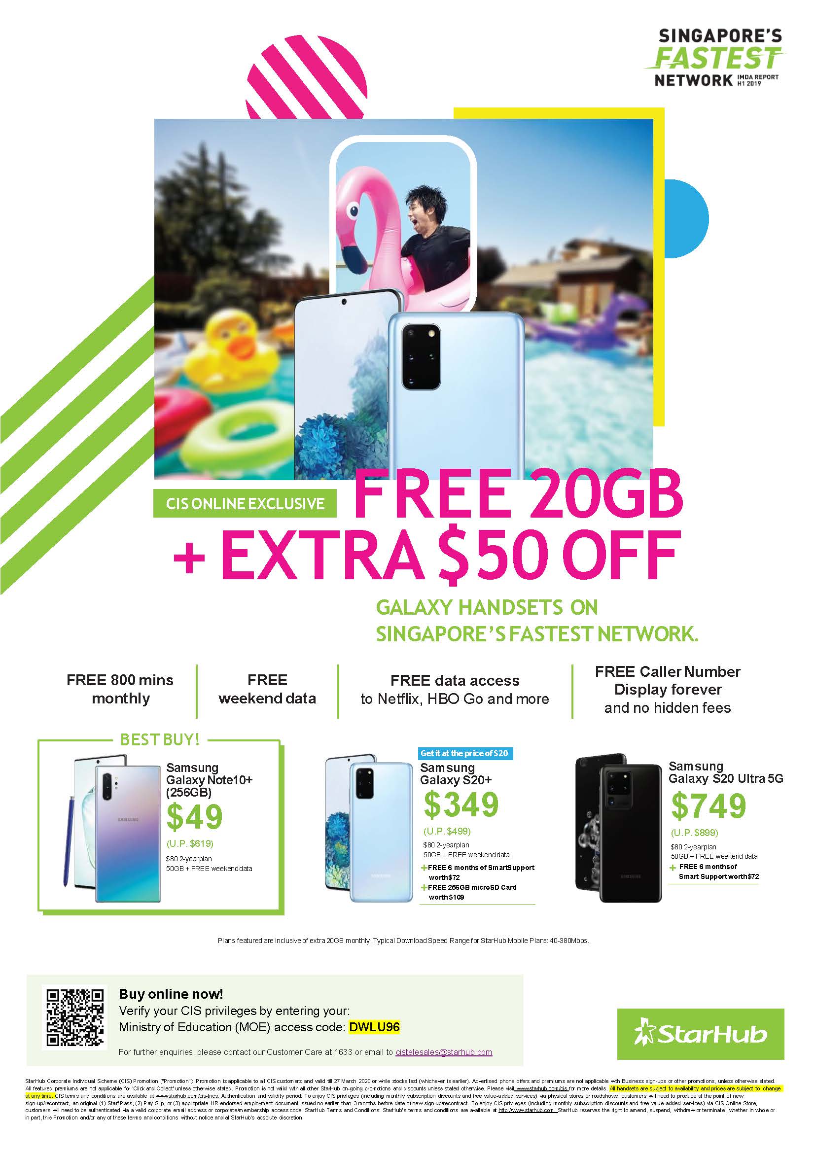 StarHub CIS Exclusive Promotion Ministry of Education Sports and